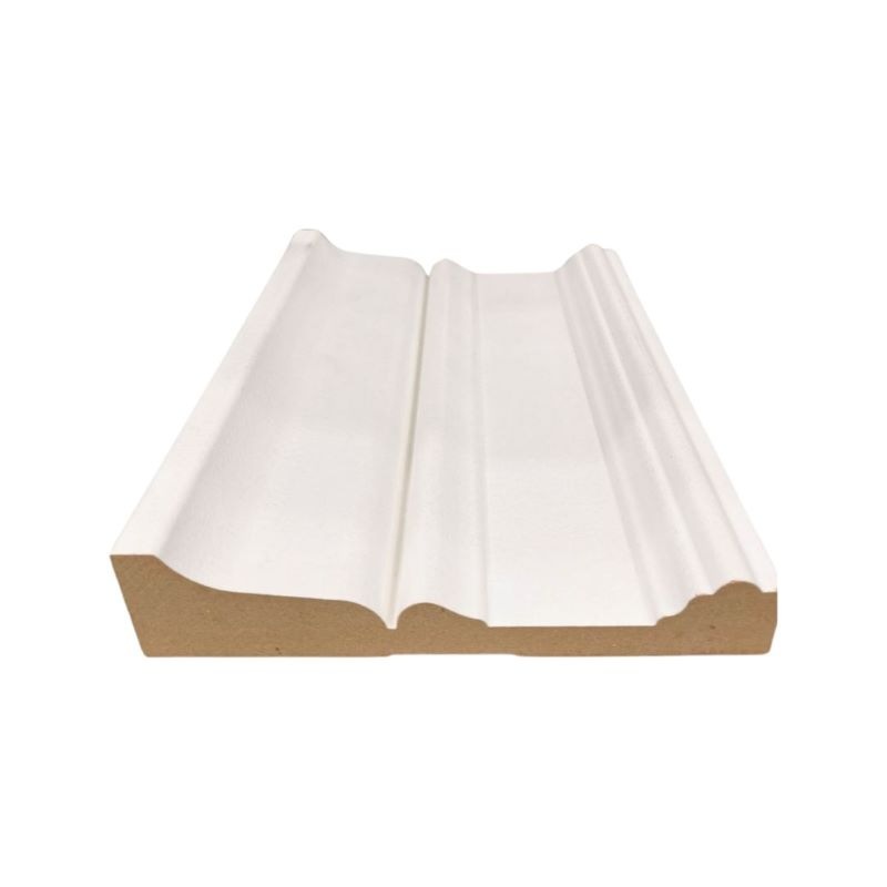 【MDFモールディング】 チェアレール MFP5020  MDF 白系下地塗装済  厚さ30.2mm x 幅133.4mm x 長さ3657mm