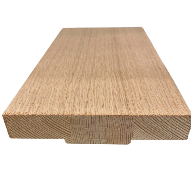 【木製モールディング】 上下モール材 TW-11019T-24 レッドオーク（単板貼）無塗装  厚さ23mm x 幅110mm x 長さ2400mm