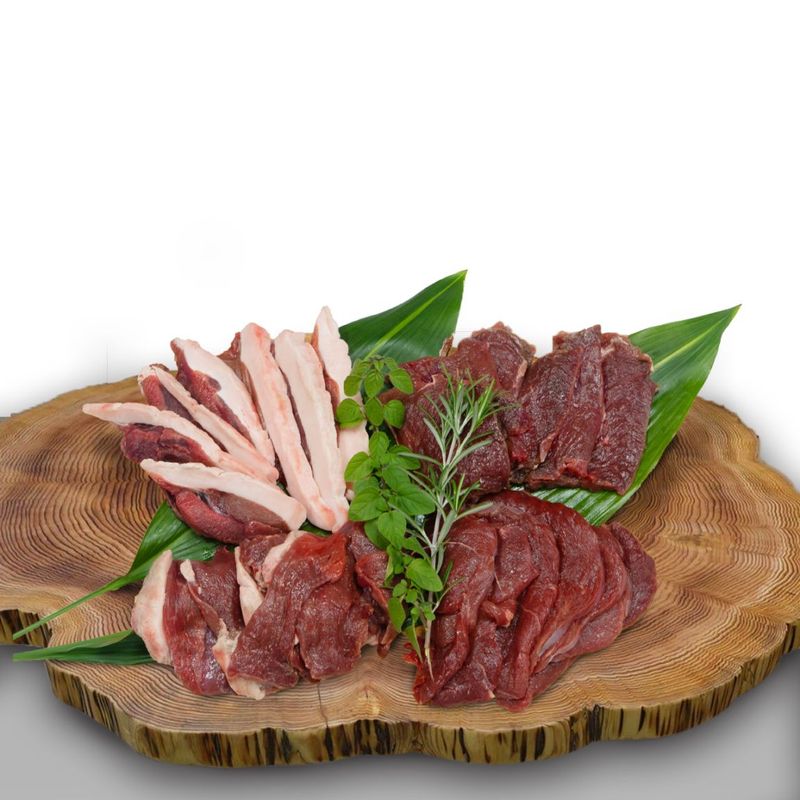 伊豆のジビエ　鹿肉・イノシシ肉 BBQ4人前セット