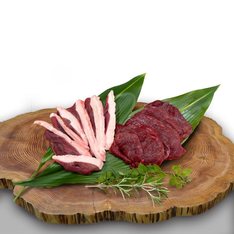 伊豆のジビエ　鹿肉・イノシシ肉 BBQ2人前セット