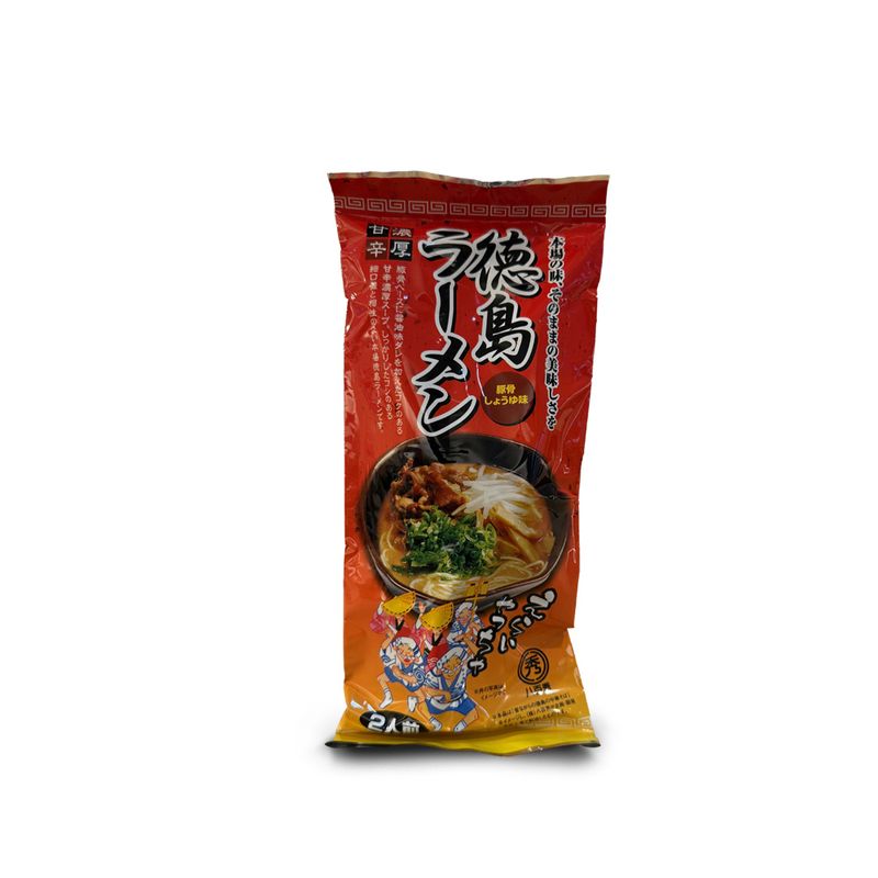 八百秀徳島ラーメン（棒麺）２食入袋（ネギ入り）