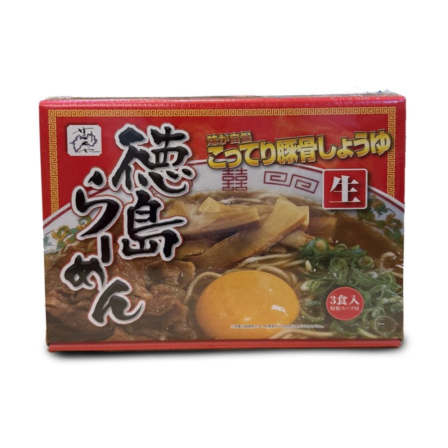 徳島ラーメンこってり豚骨しょうゆ 生麺（3食入特製スープ付）