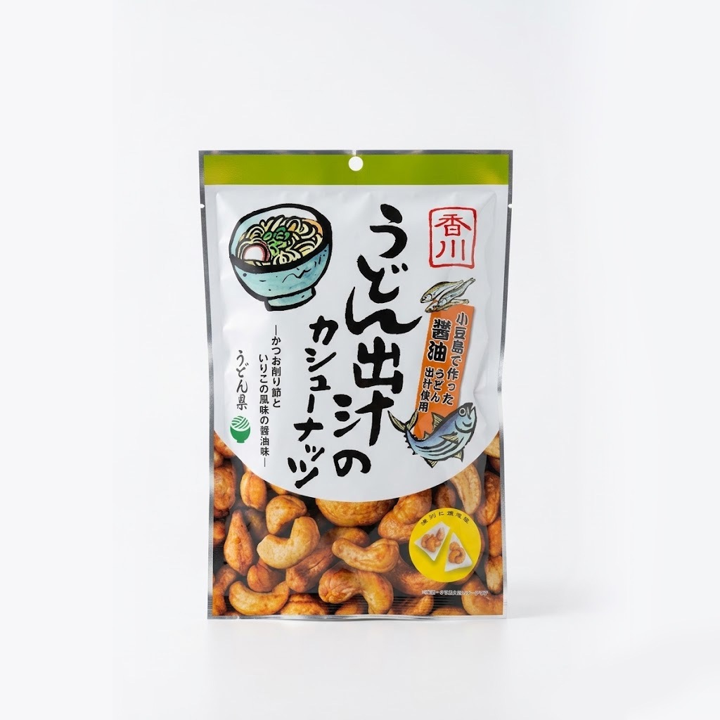 うどん出汁のカシューナッツ