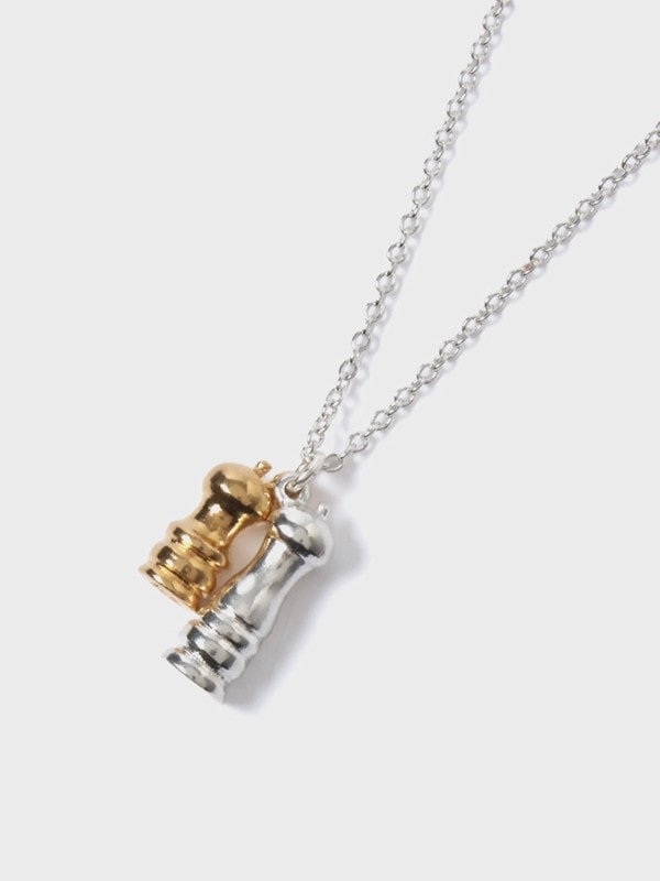 Pastimes ネックレス Salt & Pepper Mills Charm