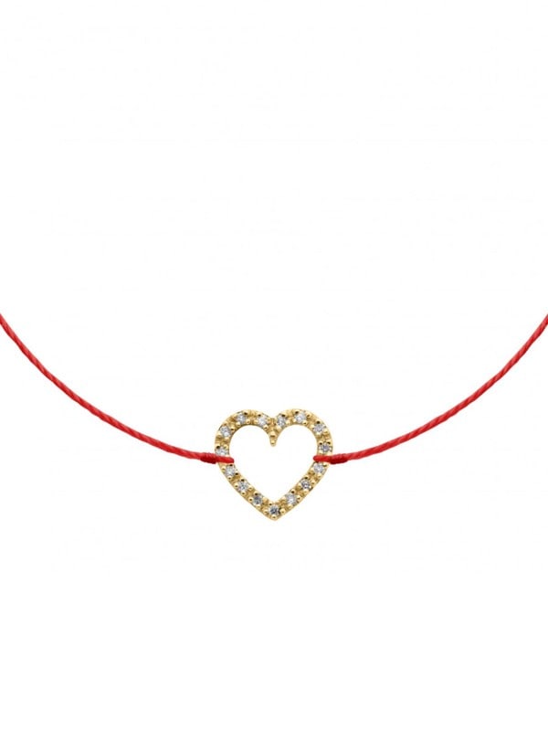 BEAU COEUR PAVE ブレスレット ROUGE