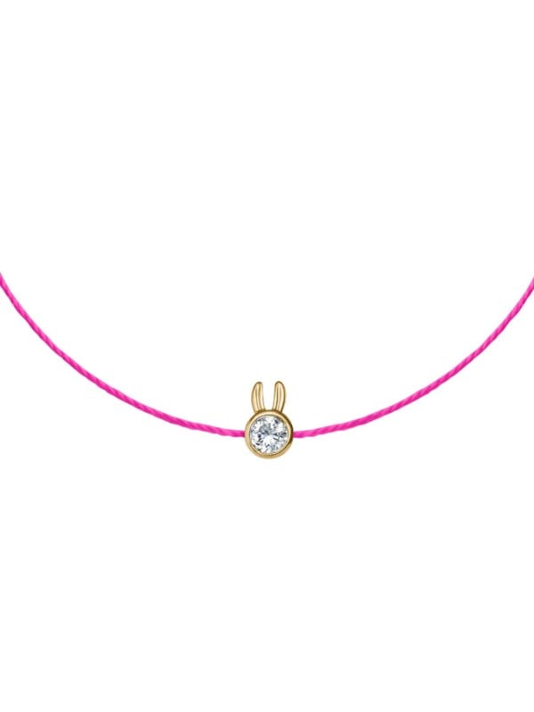 MINI PURE RABBIT ブレスレット ROSE FLUO