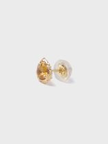一点もの】ピアス イエローサファイア（片耳）（ピアス）｜H.P.