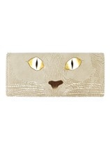H.P. FRANCE　アッシュペーフランス　猫　キャット　刺繍　大判ストール ファスナー長財布『猫目』（その他財布）｜H.P.FRANCE公式サイト