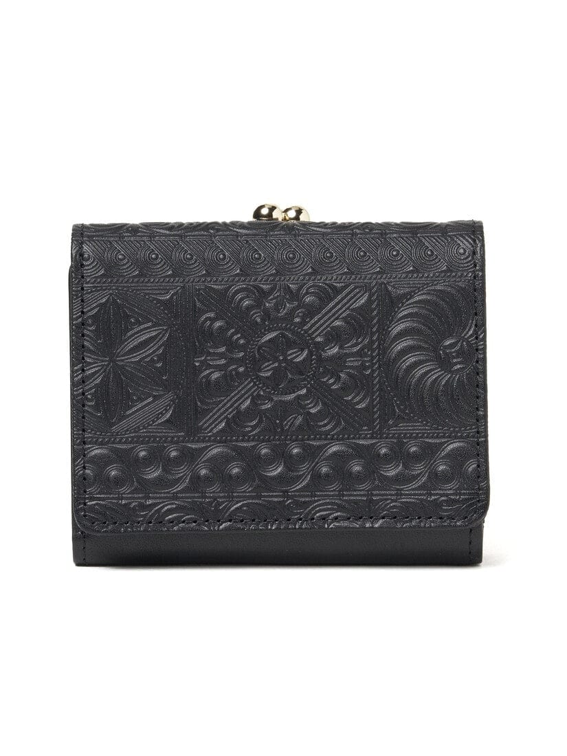 黒革三つ折り財布『錦紗』（その他財布）｜H.P.FRANCE公式サイト