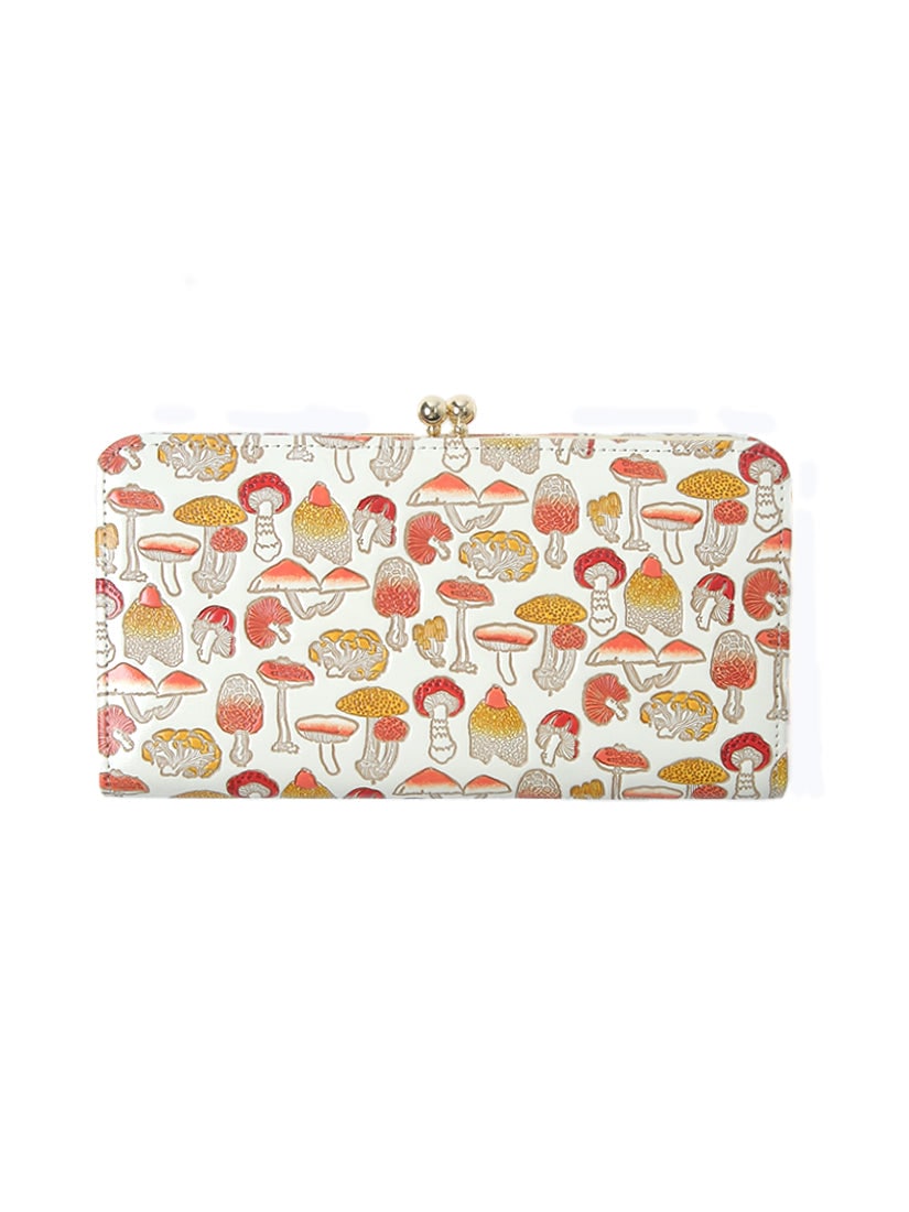 がま口長財布『きのこ』橙（その他財布）｜H.P.FRANCE公式サイト