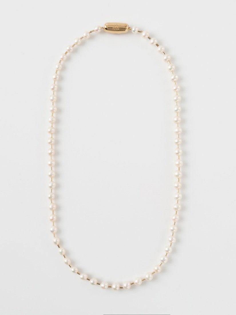Pearl ball chain ネックレス(43cm)（ネックレス）｜H.P.FRANCE公式サイト