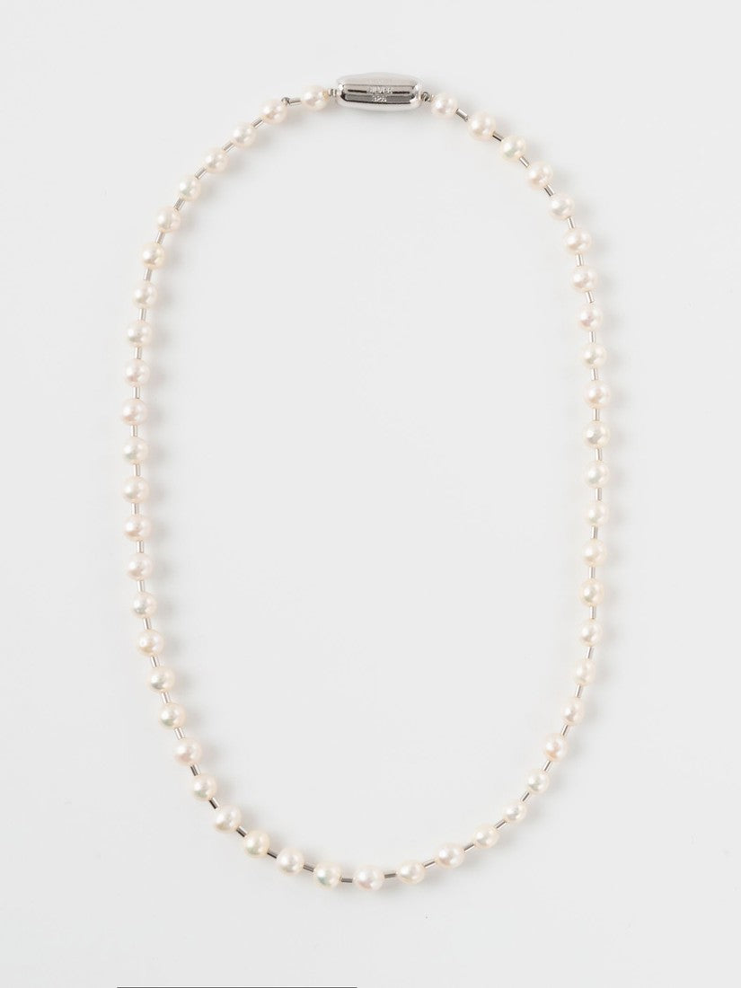 Pearl ball chain ネックレス(38cm)（ネックレス）｜H.P.FRANCE
