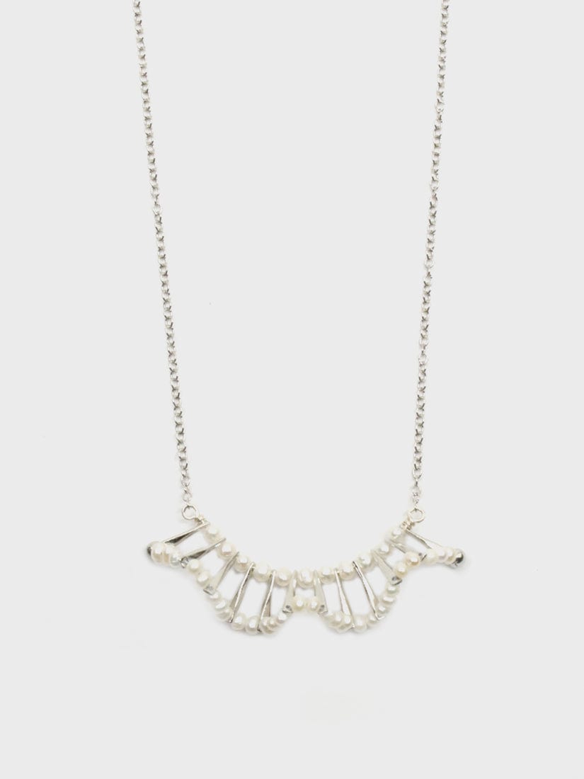 チェーンフリルネックレス シルバー（ネックレス）｜H.P.FRANCE公式サイト