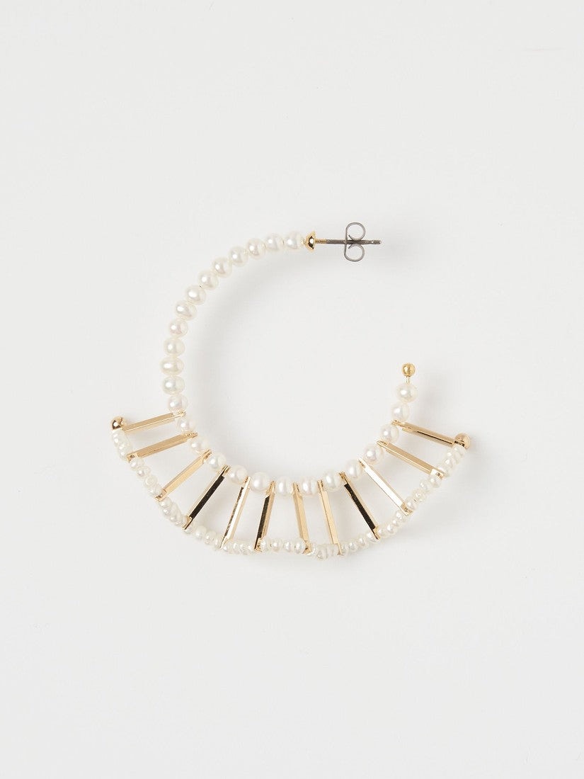 H.P FRANCE C.A.D ショートフリルピアス ショートフリルピアス(片耳用)（ピアス）｜H.P.FRANCE公式サイト
