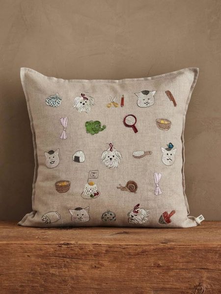 再入荷】きょうの猫村さんコラボレーション｜クッションカバー 40x40