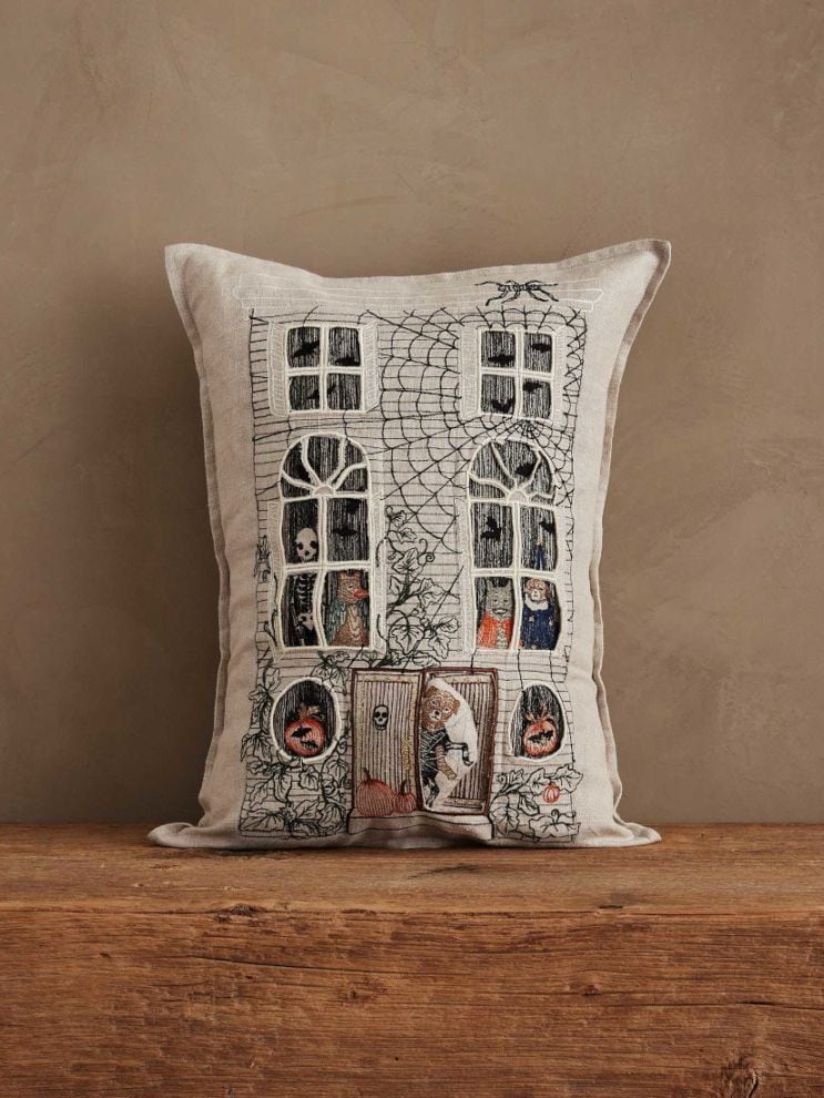 Halloween｜ポケットクッションカバー 30x40 Haunted House