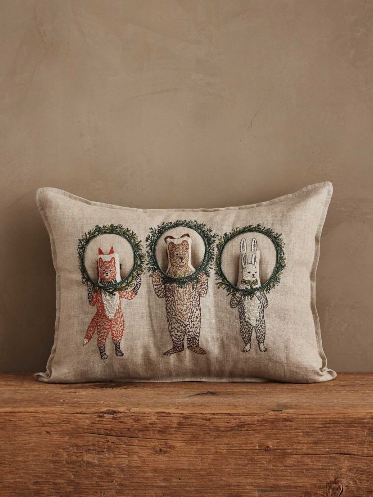 Holiday｜クッションカバー 30x40 Christmas with trio（クッション