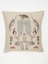 Coastal｜クッションカバー 40x40 Sea Friends（クッション）｜H.P.
