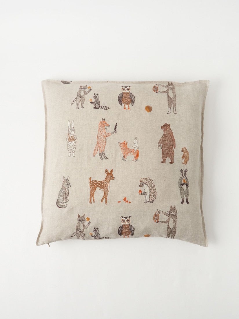 クッションカバー 50x50 Woodland Friends