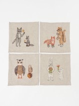 コースター 4枚セット Foragers（テーブルウェアその他）｜H.P.FRANCE