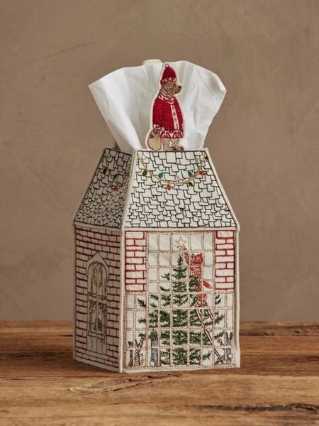 Holiday｜ティッシュボックスカバー Home For the Holidays（アート