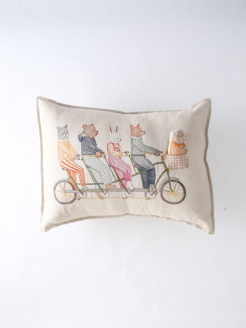 ポケットクッションカバー 30x40 Tandem Bike