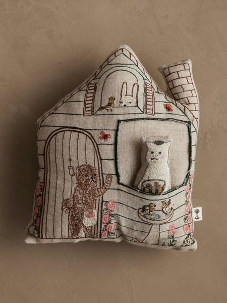 きょうの猫村さんコラボレーション｜ミニクッションポケットハウス