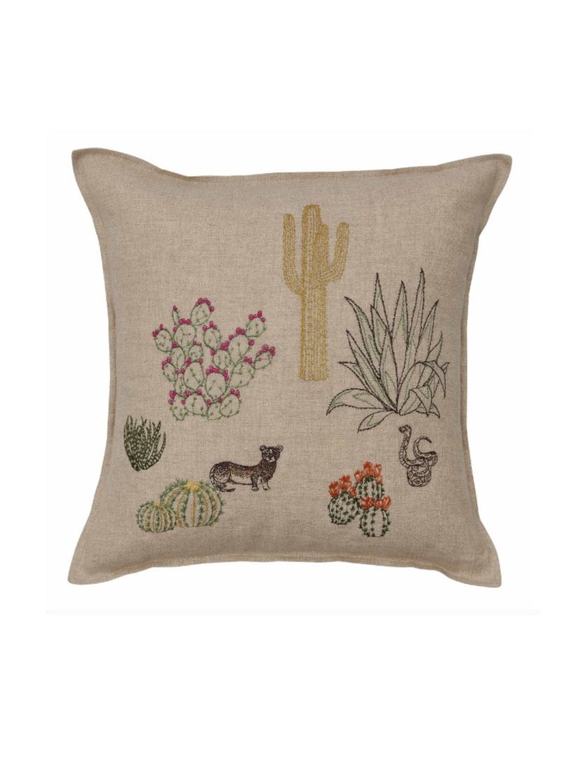 Desert｜クッションカバー 40x40 Saguaro Desert Field（クッション
