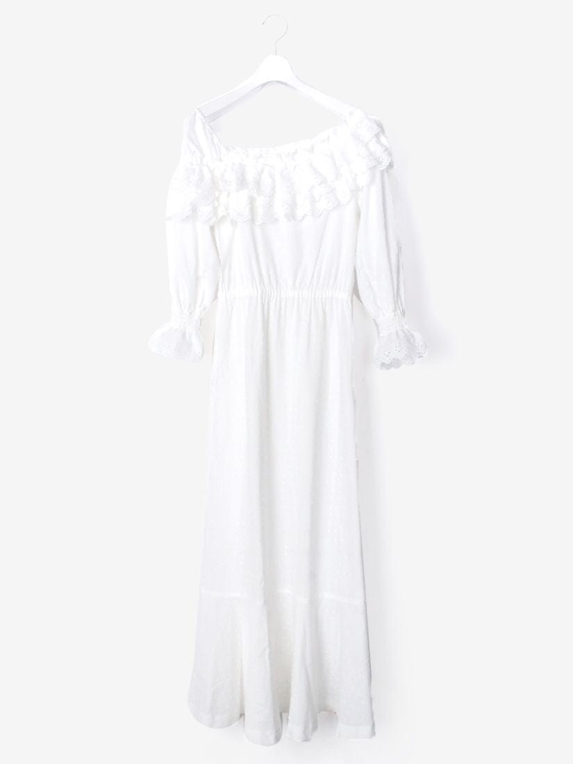 《Verybrain》Sash Ruffle Dress