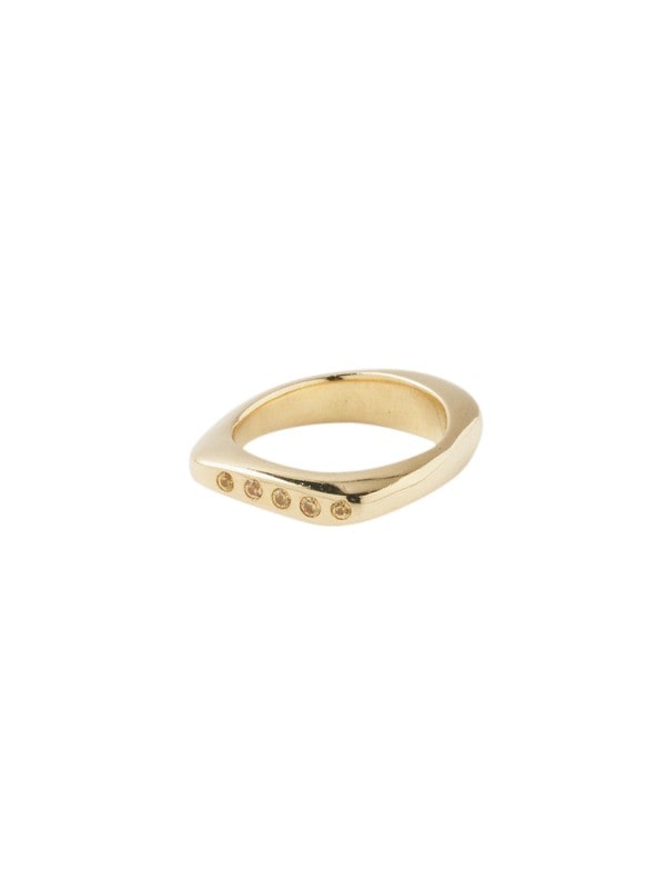 《Corinne Hamak》リング "Birth ring" イエローサファイア