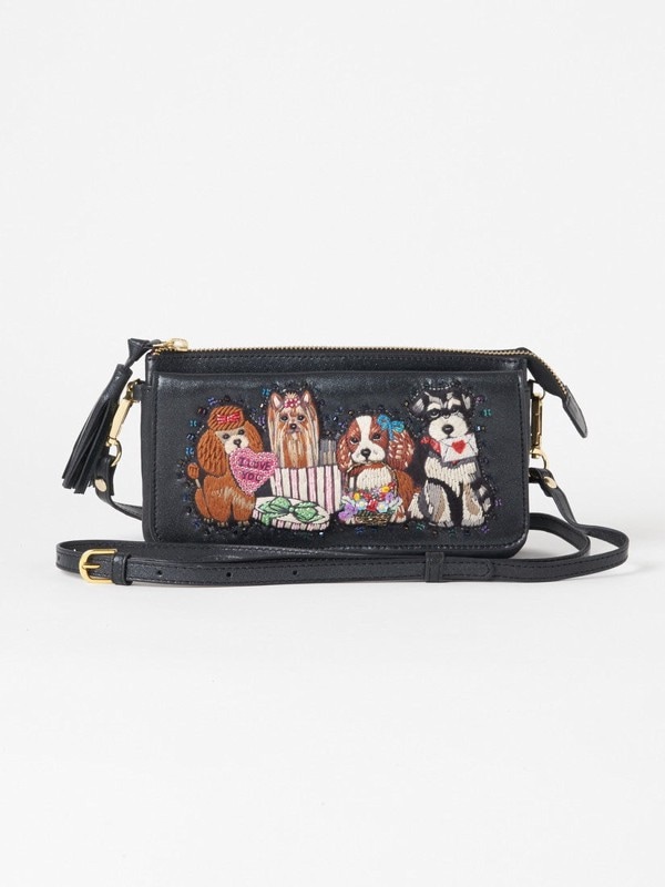【限定商品】お財布ポシェット Puppies Bringing Love