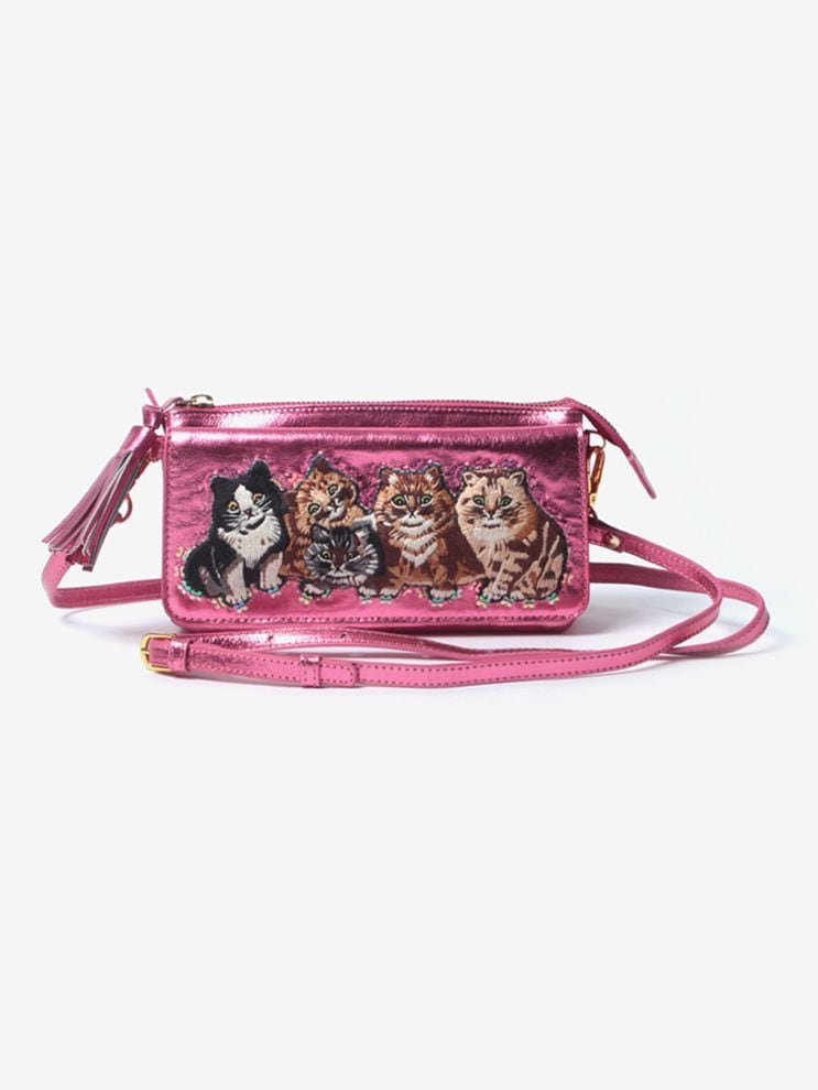 お財布ポシェット Louis Wain Kittens pink（バッグその他）｜H.P.