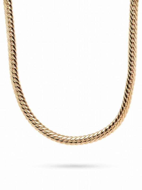《Crystal Haze Jewelry》Flat snake ネックレス