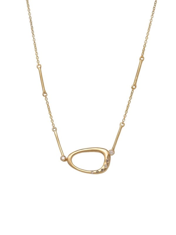 Gold Curve Romance ネックレス