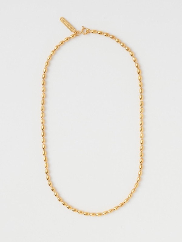 《SYMPATHY OF SOUL Style》oval ball chain ネックレス 40cm