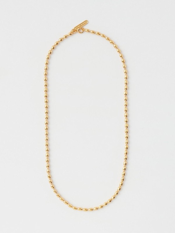 《SYMPATHY OF SOUL Style》oval ball chain ネックレス 45cm