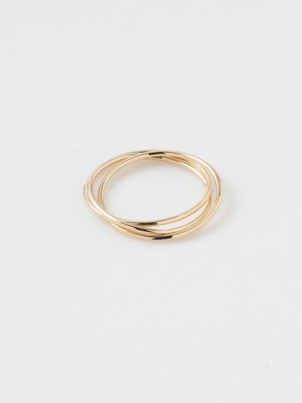 《SYMPATHY OF SOUL Style》Thin Trinity リング  #9