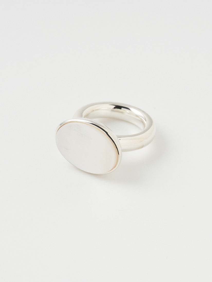 PLOW》Flat Mother Of Pearl リング（リング）｜H.P.FRANCE公式サイト