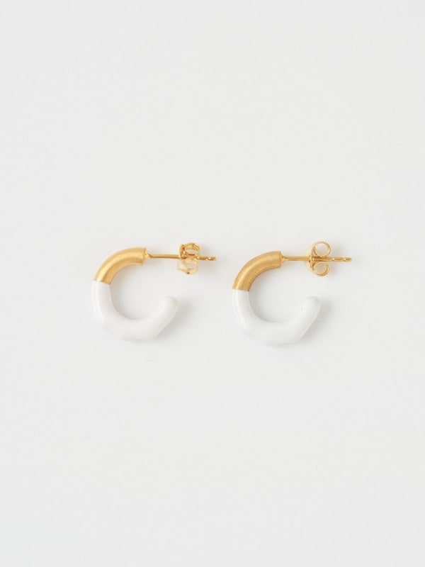 ピアス MINI MOLTEN HOOPS