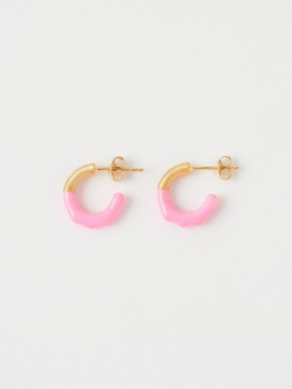 ピアス MINI MOLTEN HOOPS