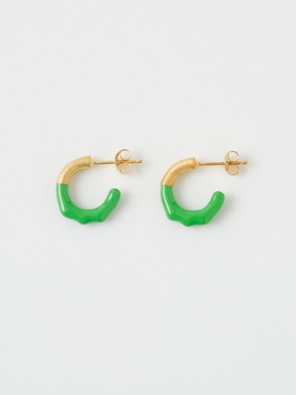 ピアス MINI MOLTEN HOOPS