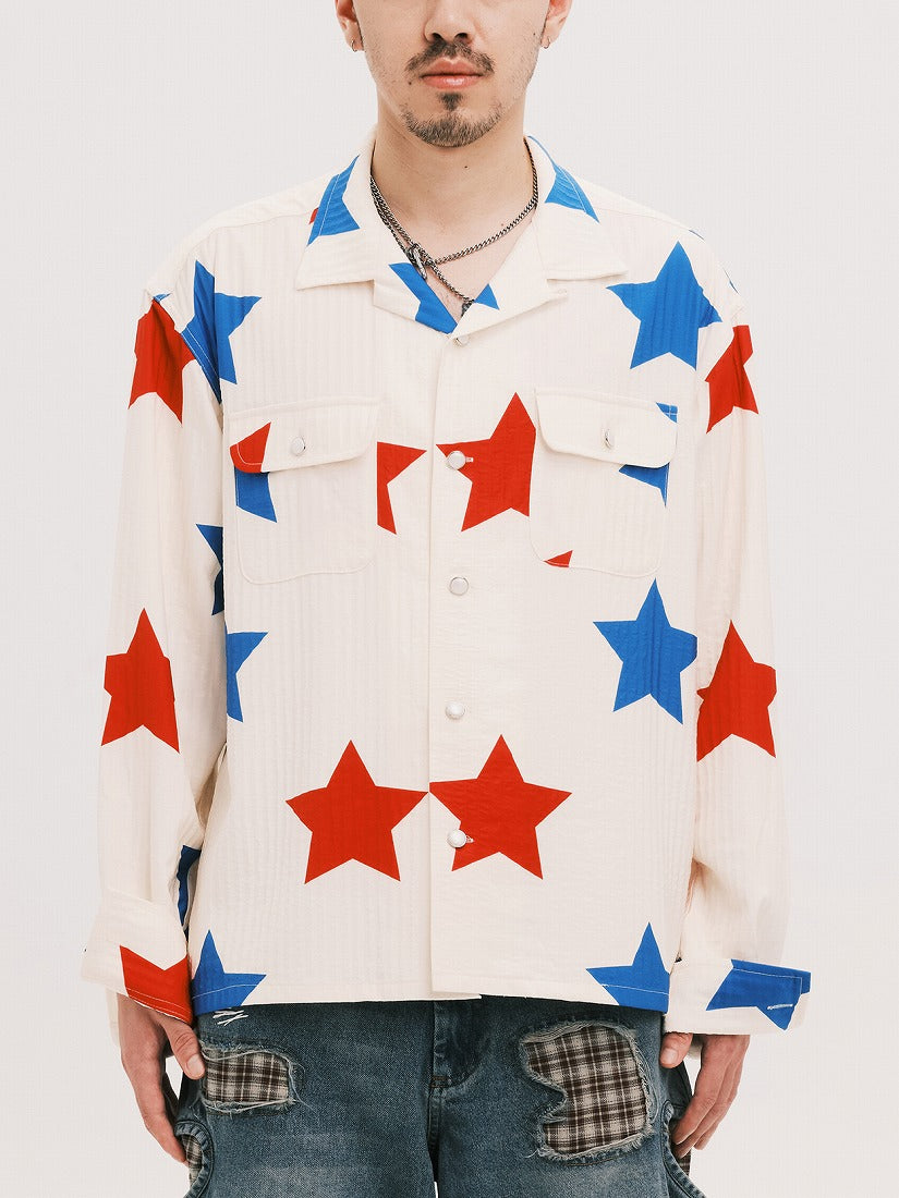 《PLATEAU STUDIO》Star l/s シャツ