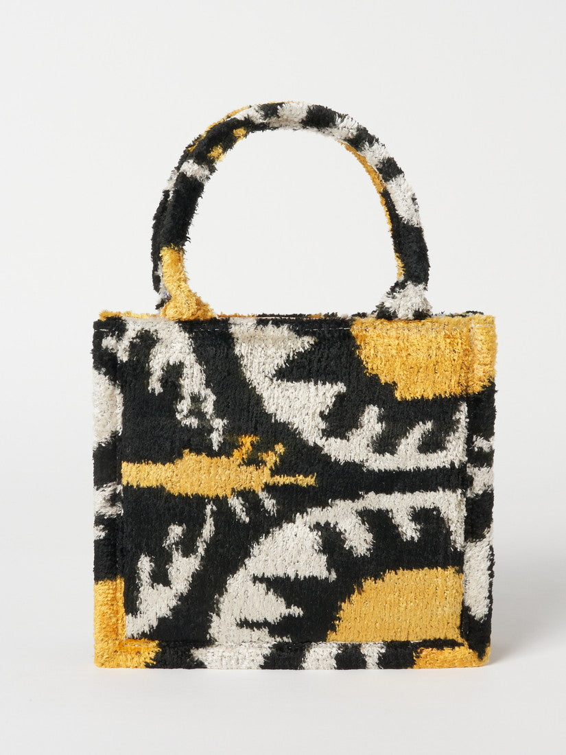 【Kilim ARTS】シルク ベルベット 刺繍 トートバッグ Kilim ARTS》スクエア ミニ トートバッグ（バッグその他）｜H.P.FRANCE
