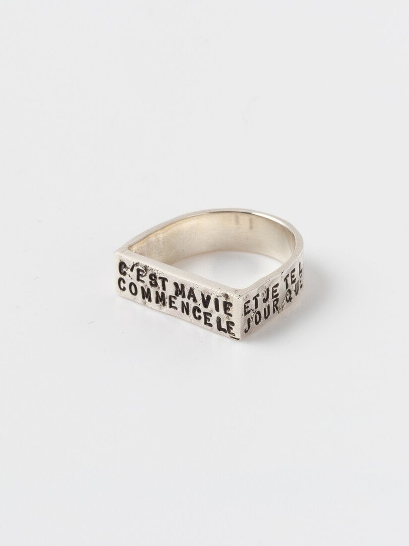 【新品】 SERGE THORAVALセルジュトラヴァル愛は言葉じゃない18号 L'Amour qui n'est pas un mot 愛は言葉じゃない リング（リング