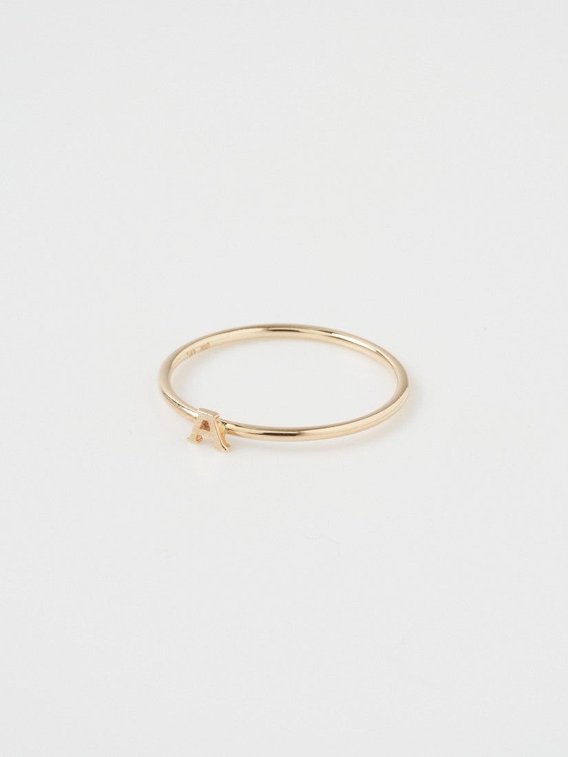 H.P. FRANCE K10YGイニシャルリングA Lip:K10YGイニシャルリングA（リング）｜H.P.FRANCE公式サイト