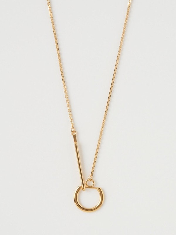 ネックレス Gousset necklace vermeil without medal