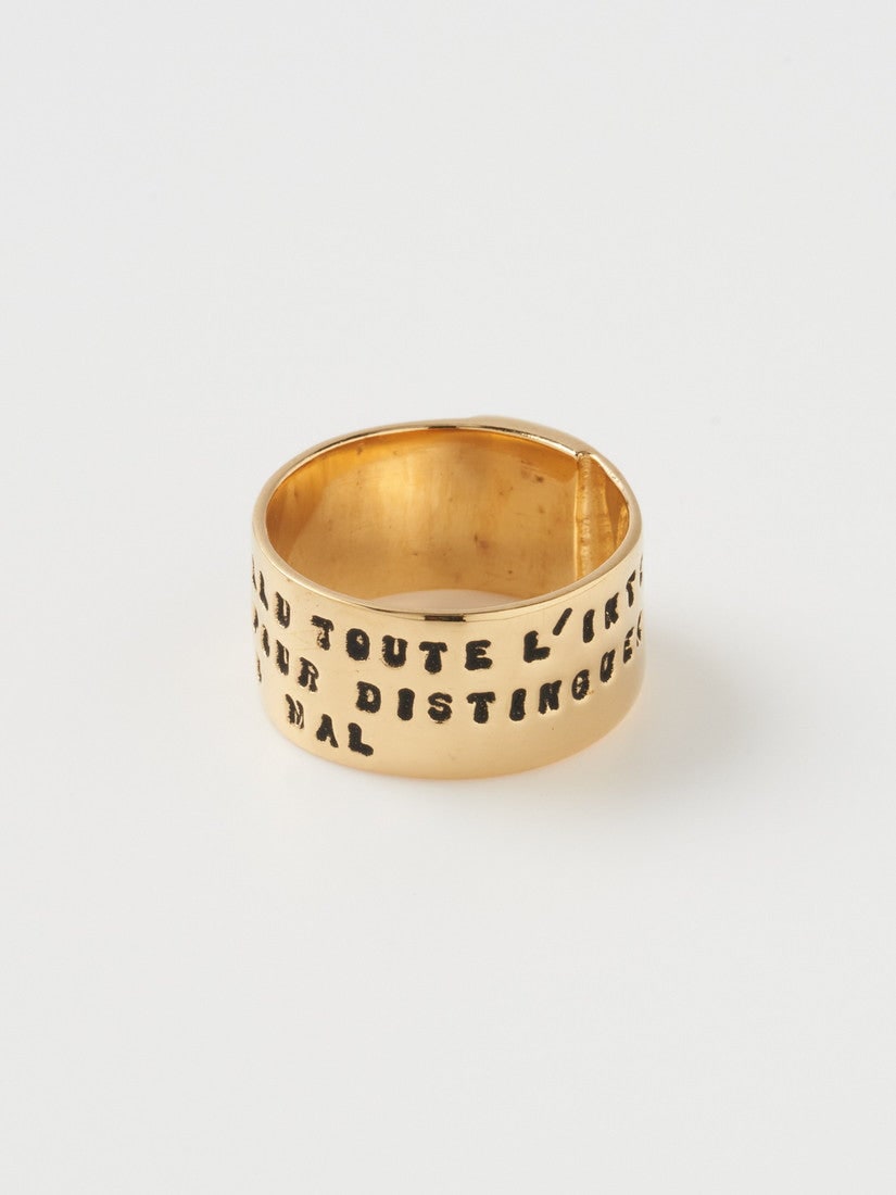 TRUNK SHOW PIECES｜Il aura fallu 善と悪 リング（リング）｜H.P.