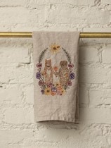 ティータオル Cat and Dog Friends Garland（テーブルウェアその他