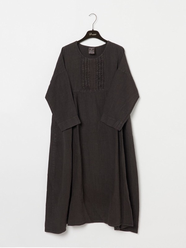 Sand washed Linen ワンピース