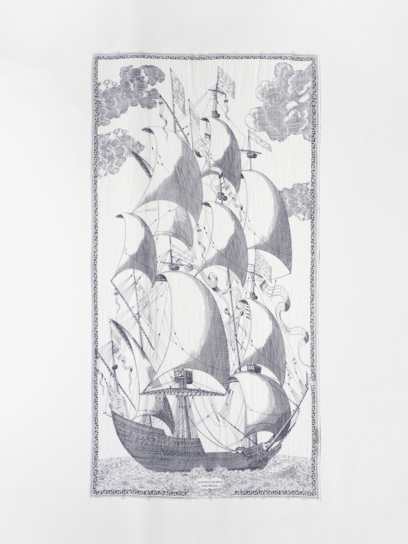 DES RIVES ET DES REVES スカーフ100×180